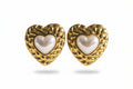 Goldene Herz Ohrstecker