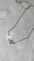Blüten Collier Gold