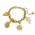 Mystic Charms Armband Vergoldet18K